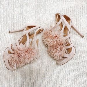 Michael Kors Dusty Pink Feather Heels